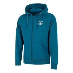 Quiet Please Create Bracket Zip Sweatjacke Herren - Petrol, Mehrfarbig