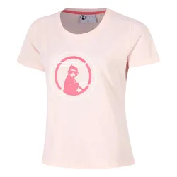 Quiet Please Endlessly Bracket T-Shirt Damen-Rosa,Mehrfarbig
