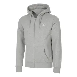 Quiet Please Essential Zip Sweatjacke Herren - grau