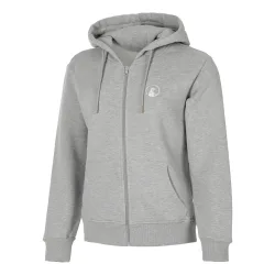 Quiet Please Essential Zip Sweatjacke Damen - grau