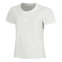Quiet Please Tonal Core T - Shirt Damen creme