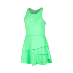 Quiet Please Joy Flounce Kleid Mädchen - grün, weiß