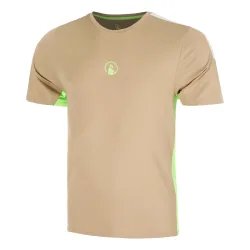 Quiet Please Wild Receiver Verti T-Shirt Herren-Beige,Mehrfarbig