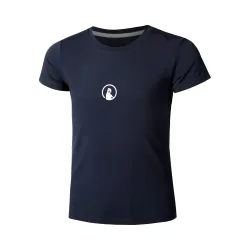 Quiet Please Retriever T-Shirt Mädchen-Dunkelblau,Weiß