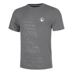 Quiet Please Receiver Embossed T-Shirt Herren - grau, weiß