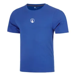 Quiet Please Trainings Small Logo T-Shirt Herren - blau, weiß