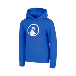 Quiet Please Baseline Hoody Jungen - blau, weiß