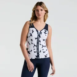 Original Penguin Riviera Floral Tank - Top Damen Dunkelblau