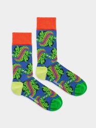- Damensocken Ur Ex the T Rex Bunte Lustige Socken | Dinosaurier Dinosaur Geschenk Bio-Baumwolle | 36-40 Blau