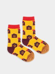 - Kindersocken Lil Bievers In The Hood Bunte Lustige Socken | Tier Geschenk Bio-Baumwolle | 0-12M Orange Braun