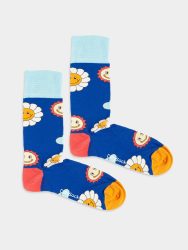 - Damensocken Weather Forecast Bunte Lustige Socken | Natur Geschenk Bio-Baumwolle | 36-40 Blau