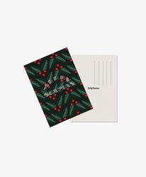 - Geschenkkarte in Grün mit Weihnachten Motiv/Muster