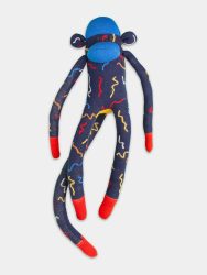 - Kuscheltiere in Blau mit Motiv/Muster