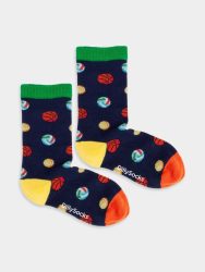 - Kindersocken Lil Play All Day Bunte Lustige Socken | Basketball volleyball Geschenk Bio-Baumwolle | 0-12M Mehrfarbig
