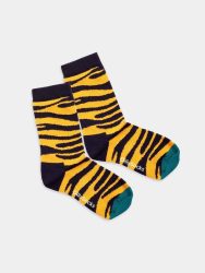 - Kindersocken in Gelb mit Tiere Tier Motiv/Muster