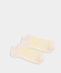 - Sneakersocken für Herren Short Mayo Dots Bunte Lustige kurze Socken | Punkte Muster Geschenk Bio-Baumwolle | 41-46 Beige