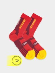 - Sportssocken für Damen Active Flame Socken | Sportsocken Performancesocken | 35-38 Rot