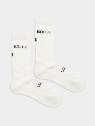 - Socken in Weiss mit Motiv/Muster