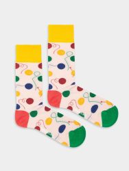 - Damensocken Colorful Knots Bunte Lustige Socken | Luftballon Ballon Geschenk Bio-Baumwolle | 36-40 Mehrfarbig