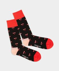 - Damensocken Cyber Love Bunte Lustige Socken | Geschenk Bio-Baumwolle | 36-40 Schwarz