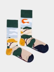 - Damensocken Dreamy Horizon Bunte Lustige Socken | Natur Geschenk Bio-Baumwolle | 36-40 Mehrfarbig