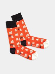 - Damensocken Ghosty Appearance Bunte Lustige Socken | Gespenst ghost Geschenk Bio-Baumwolle | 36-40 Rot