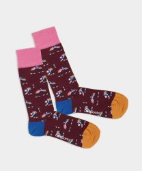 - Damensocken Hoselupf Bunte Lustige Socken | Switzerland Wrestling Geschenk Bio-Baumwolle | 36-40 Rot