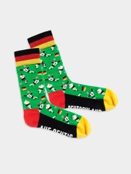 - Damensocken Julian loves Toni Bunte Lustige Socken | Deutschland Fussball Geschenk Bio-Baumwolle | 36-40 Grün