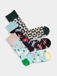 - Damensocken Alpaca Farm 3er Set Bunte Lustige Socken | Tier Geschenk Bio-Baumwolle | 36-40 Mehrfarbig