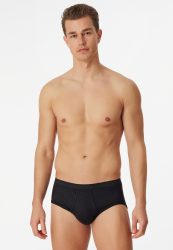 Schiesser - Sportslip Feinripp, für Herren, Schwarz, Größe XL
