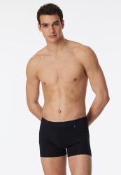 Schiesser Enge Boxershorts Schwarz - Long Life Cotton für Herren, Größe XL, 95 % Baumwolle, 5 % Elasthan