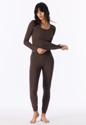 Schiesser Leggings Braun - Personal Fit für Damen, Größe 38, 55 % Viskose, 25 % Polyester, 20 % Elasthan
