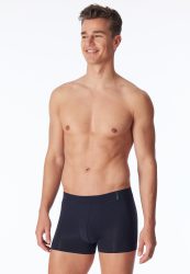 Schiesser Enge Boxershorts Schwarz - Long Life Soft für Herren, Größe M, 45 % Baumwolle, 45 % Modal, 10 % Elasthan