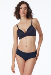 Schiesser Hipster Slip Seamless Dunkelblau - Invisible Light für Damen, Größe S, 70 % Polyamid, 30 % Elasthan