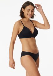 BH ohne Bügel gepadded schwarz - Invisible Soft 75B