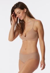 Schiesser Hipster Slip Seamless Beige - Invisble Soft für Damen, Größe XS, 70 % Polyamid, 30 % Elasthan