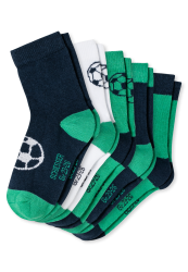 Schiesser Socken Jungen 5er-Pack Bunt - Legwear Kids für Jungen, Größe 2Y, 75 % Baumwolle, 24 % Polyamid, 1 % Elasthan