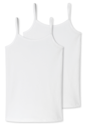 Schiesser - Teen Girls Tops, 164, Weiss