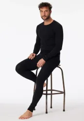 Schiesser - Shirt Organic Cotton, für Herren, Schwarz, Größe M