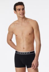 Schiesser Enge Boxershorts 3er-Pack Schwarz - 95/5 für Herren, Größe 3XL, 95 % Baumwolle, 5 % Elasthan