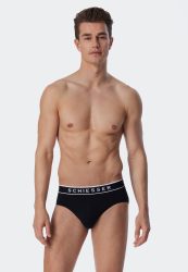 Schiesser Slip 3er-Pack Schwarz - 95/5 für Herren, Größe S, 95 % Baumwolle, 5 % Elasthan