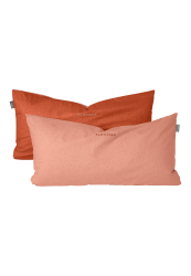 Schiesser Kissenbezüge 2er-Set Orange - SCHIESSER Home, Größe 40*80, 100 % Baumwolle