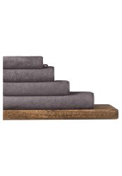 Schiesser Duschtuch 70x140 cm Anthrazit - SCHIESSER Home, Größe 70*140, 100 % Baumwolle
