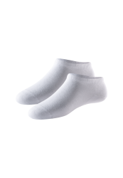 Schiesser Sneakersocken Damen 2er-Pack Weiss - 95/5 für Damen, Größe 35/38, 98 % Baumwolle, 2 % Elasthan