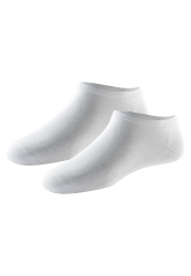 Schiesser Sneakersocken Herren Weiss - 95/5 für Herren, Größe 39/42, 98 % Baumwolle, 2 % Elasthan
