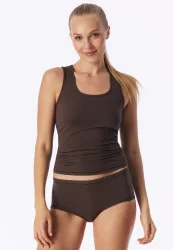 Schiesser Panty Braun - Personal Fit für Damen, Größe 38, 55 % Viskose, 25 % Polyester, 20 % Elasthan