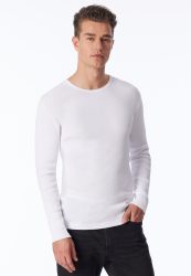 Schiesser Shirt Doppelripp Weiss - Revival Friedrich für Herren, Größe S, 100 % Baumwolle