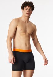Schiesser Enge Boxershorts Schwarz - 95/5 für Herren, Größe S, 95 % Baumwolle, 5 % Elasthan