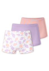 Schiesser Shorts 3er-Pack Bunt - 95/5 für Mädchen, Größe 2Y, 95 % Baumwolle, 5 % Elasthan