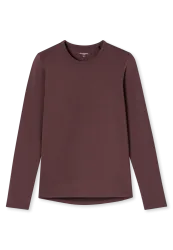 Schiesser Shirt Bordeaux - Thermo für Kinder Unisex, Größe L, 35 % Viskose, 30 % Baumwolle, 25 % Polyacryl, 10 % Elasthan